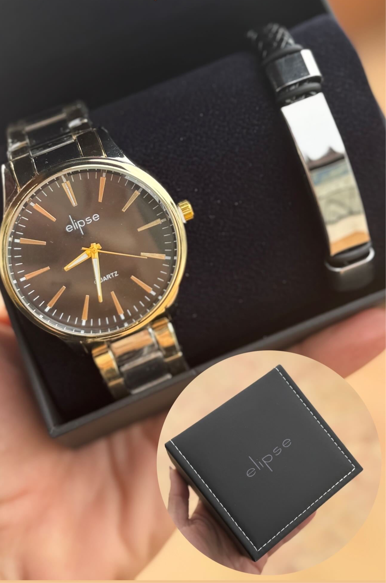 ESTUCHE RELOJ ELIPSE | BICOLOR