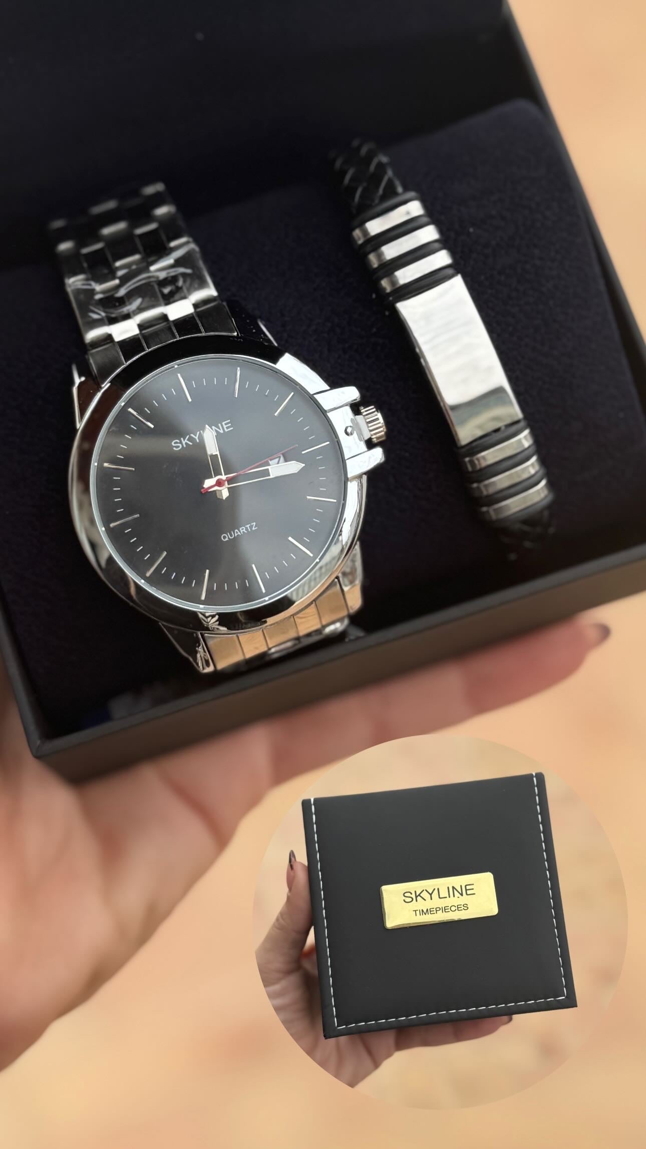 ESTUCHE RELOJ SKYLINE BLACK