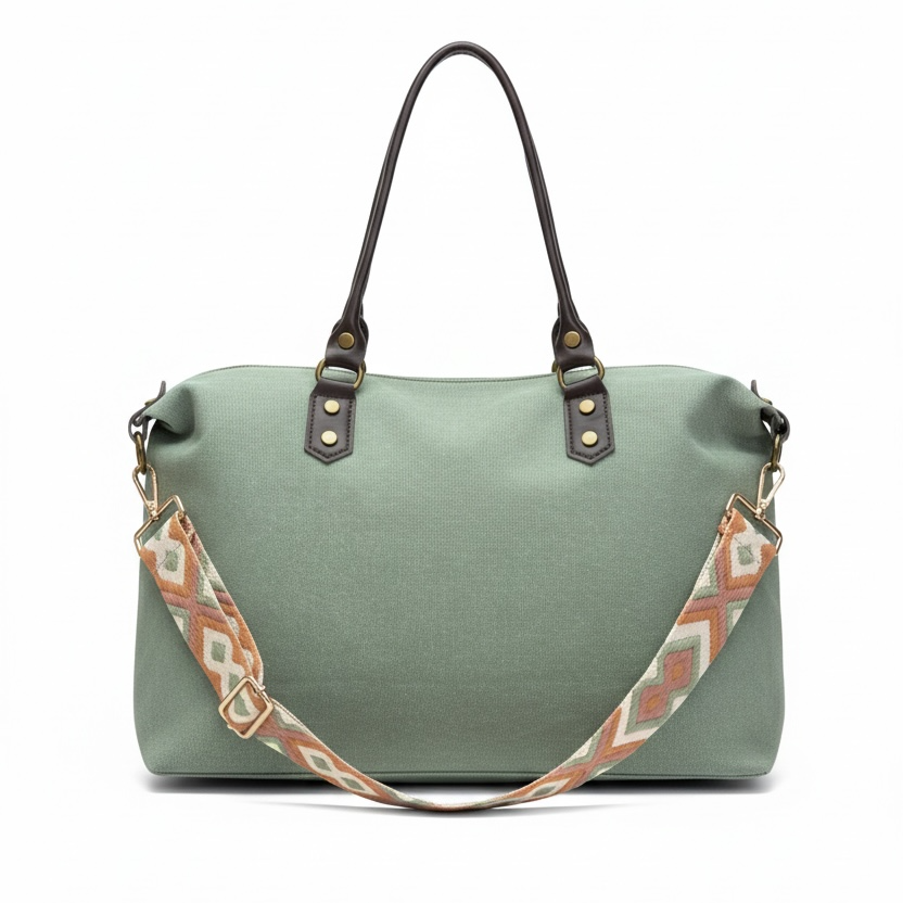 SHOPPER ROMA | VERDE CAQUI CLARO