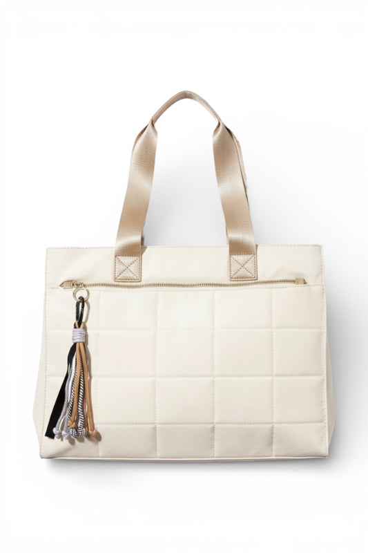 SHOPPER NYLON | BEIGE