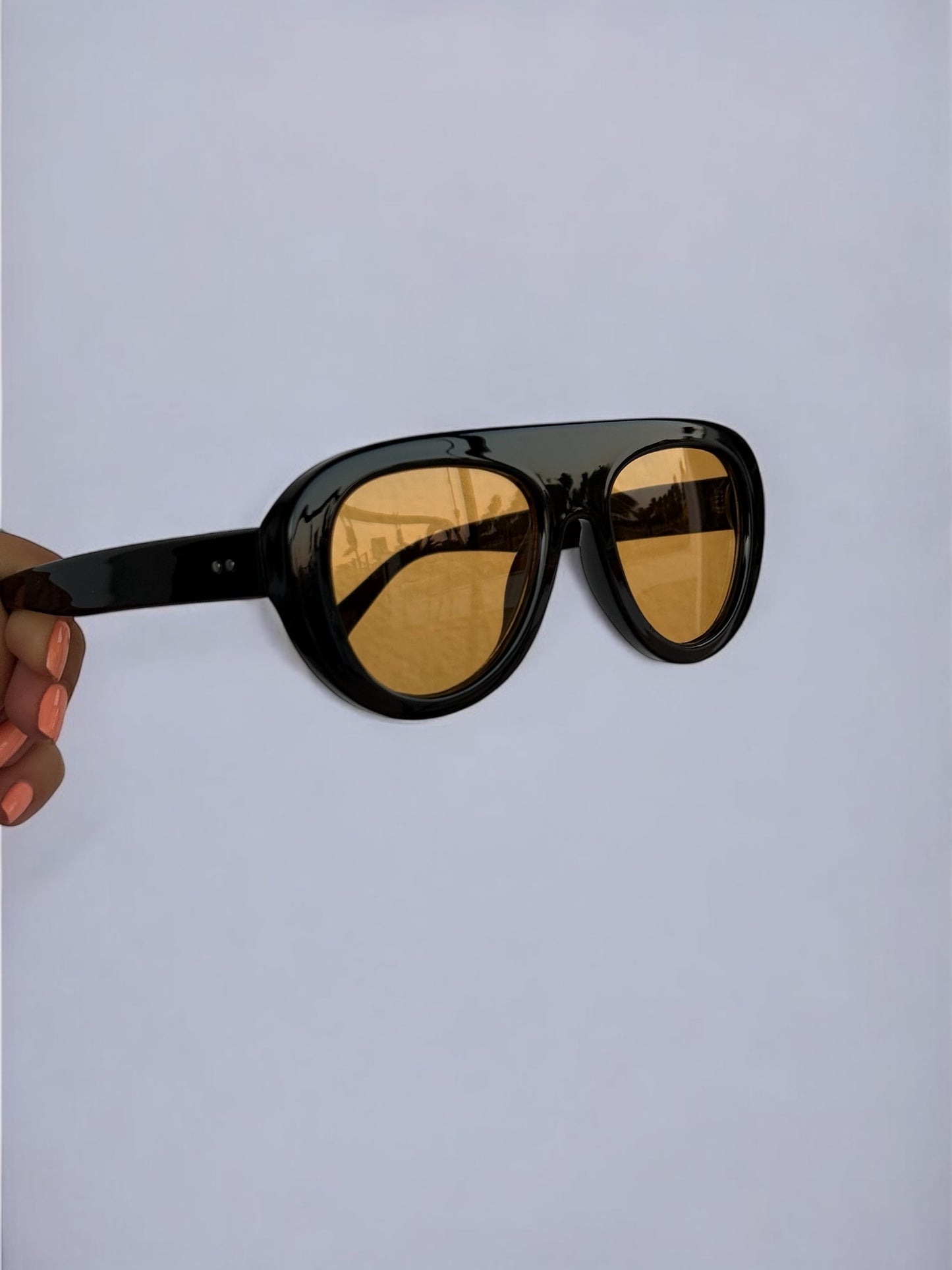 GAFAS DE SOL ROUND YELLOW