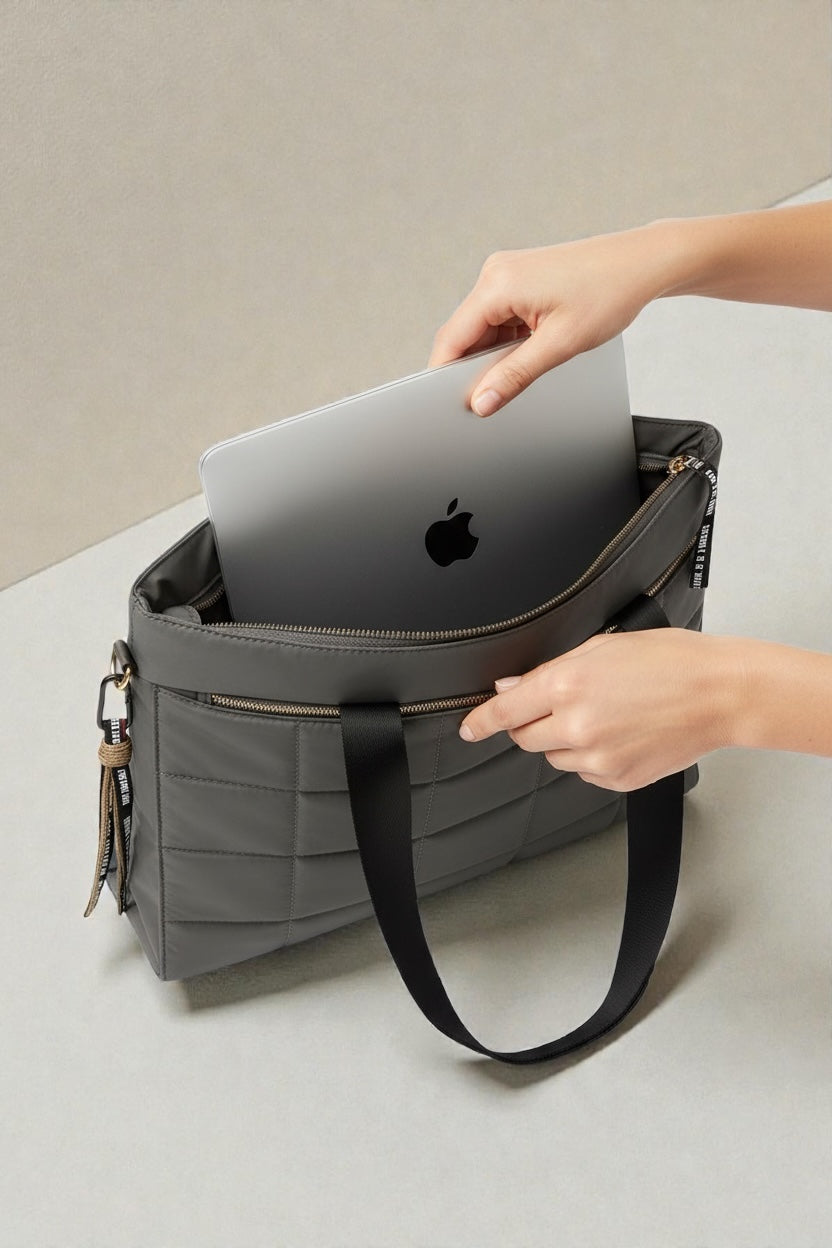 SHOPPER NYLON | GRIS