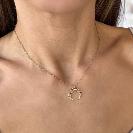 COLLAR LUNA CIRCONITAS