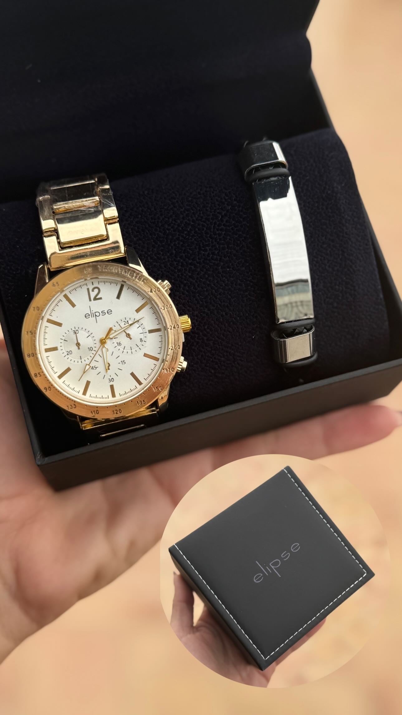 ESTUCHE RELOJ ELIPSE | DORADO