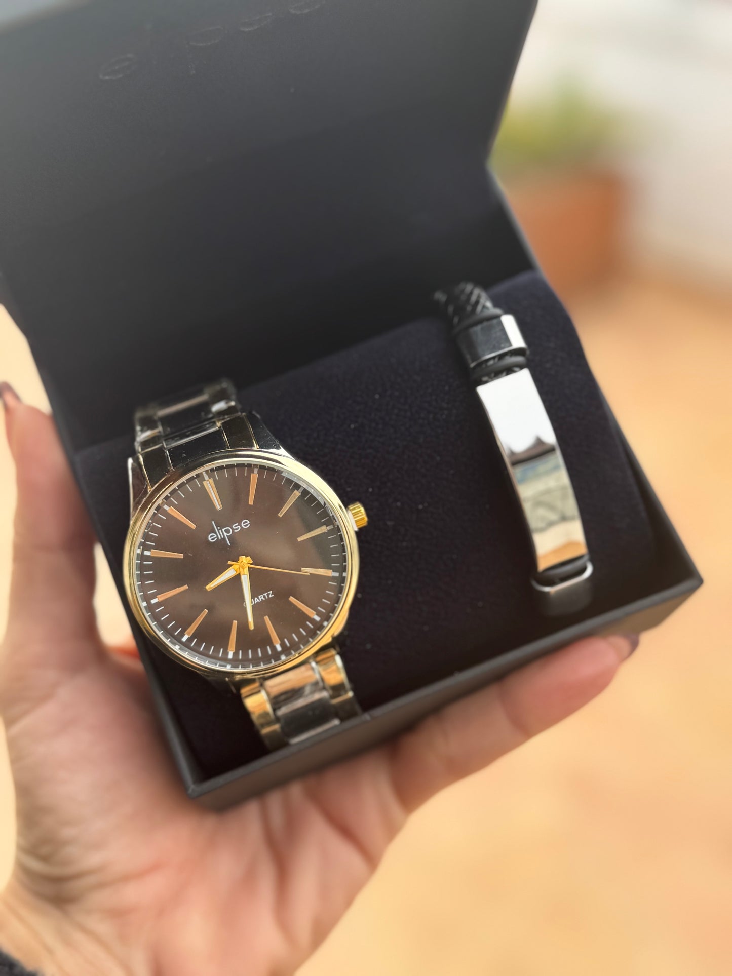 ESTUCHE RELOJ ELIPSE | BICOLOR