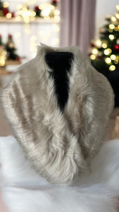 CUELLO PELO SINTÉTICO - CAMEL