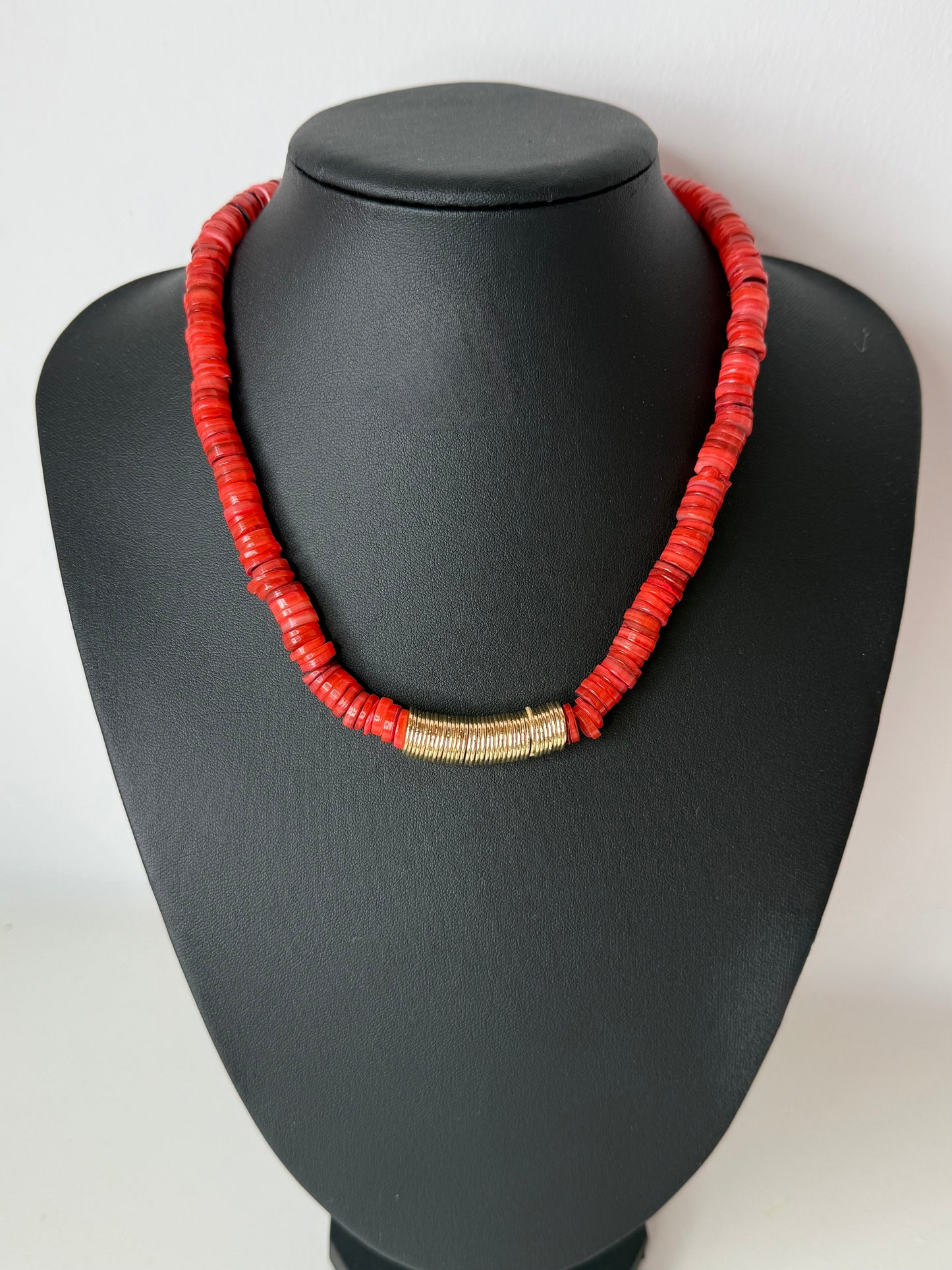 COLLAR MAXI CORAL GOLD