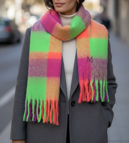 PASHMINA FLUOR PERSONALIZADA