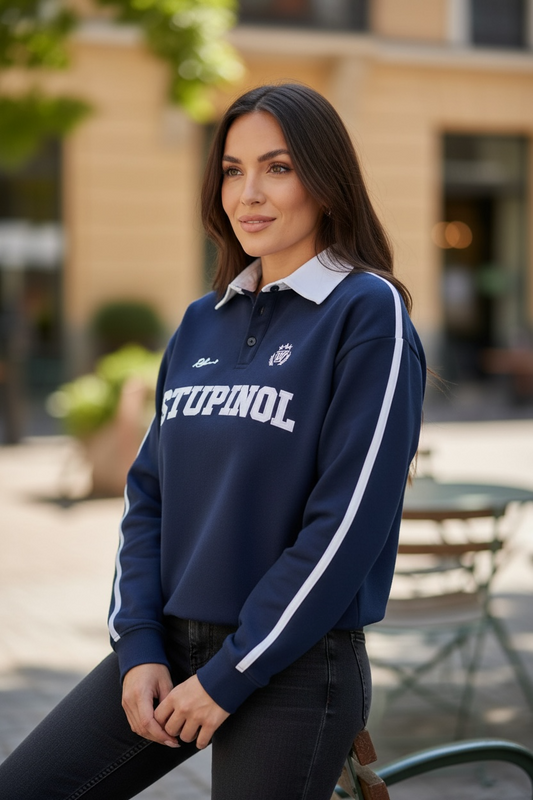 SUDADERA POLO STUPINOL | NAVY BLUE