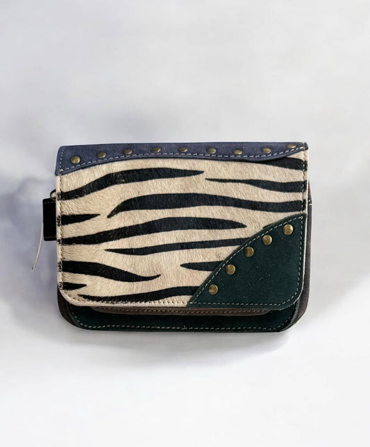 RIÑOLERA PIEL ANIMAL PRINT - CEBRA