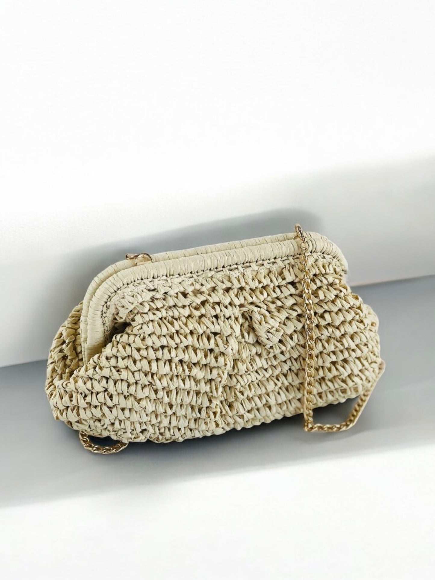 BOLSO CLUTCH BEIGE