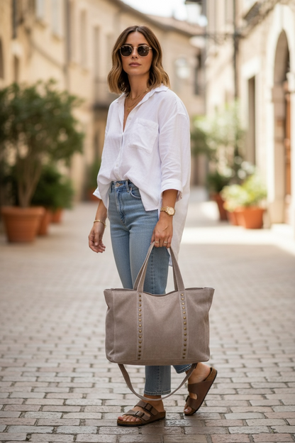 SHOPPER TACHAS | TAUPE