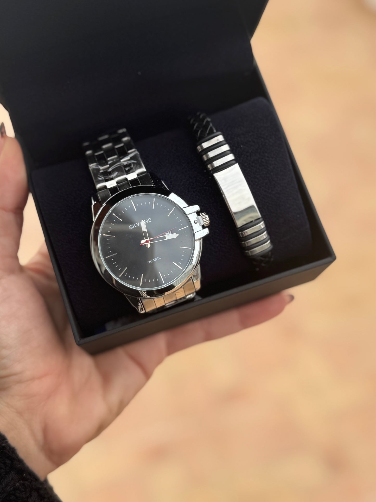 ESTUCHE RELOJ SKYLINE BLACK