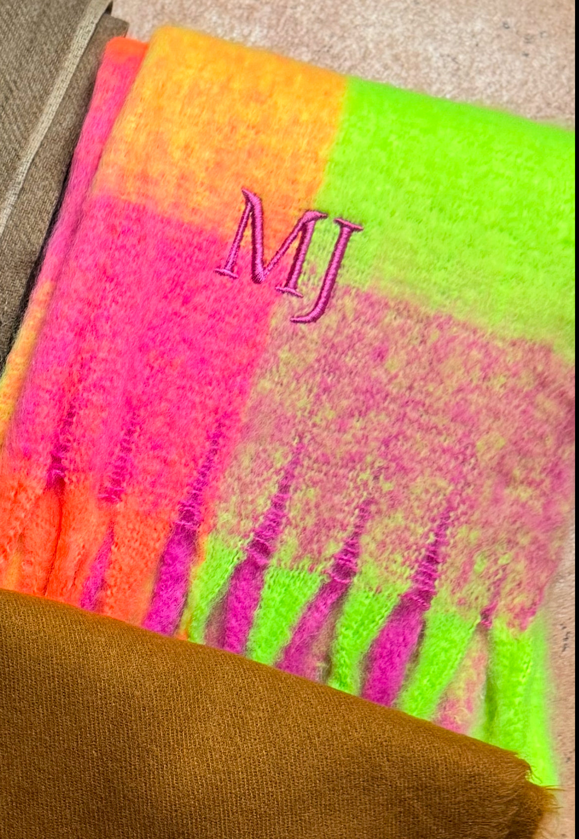 PASHMINA FLUOR PERSONALIZADA