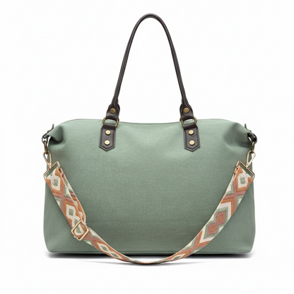 SHOPPER ROMA | VERDE CAQUI CLARO