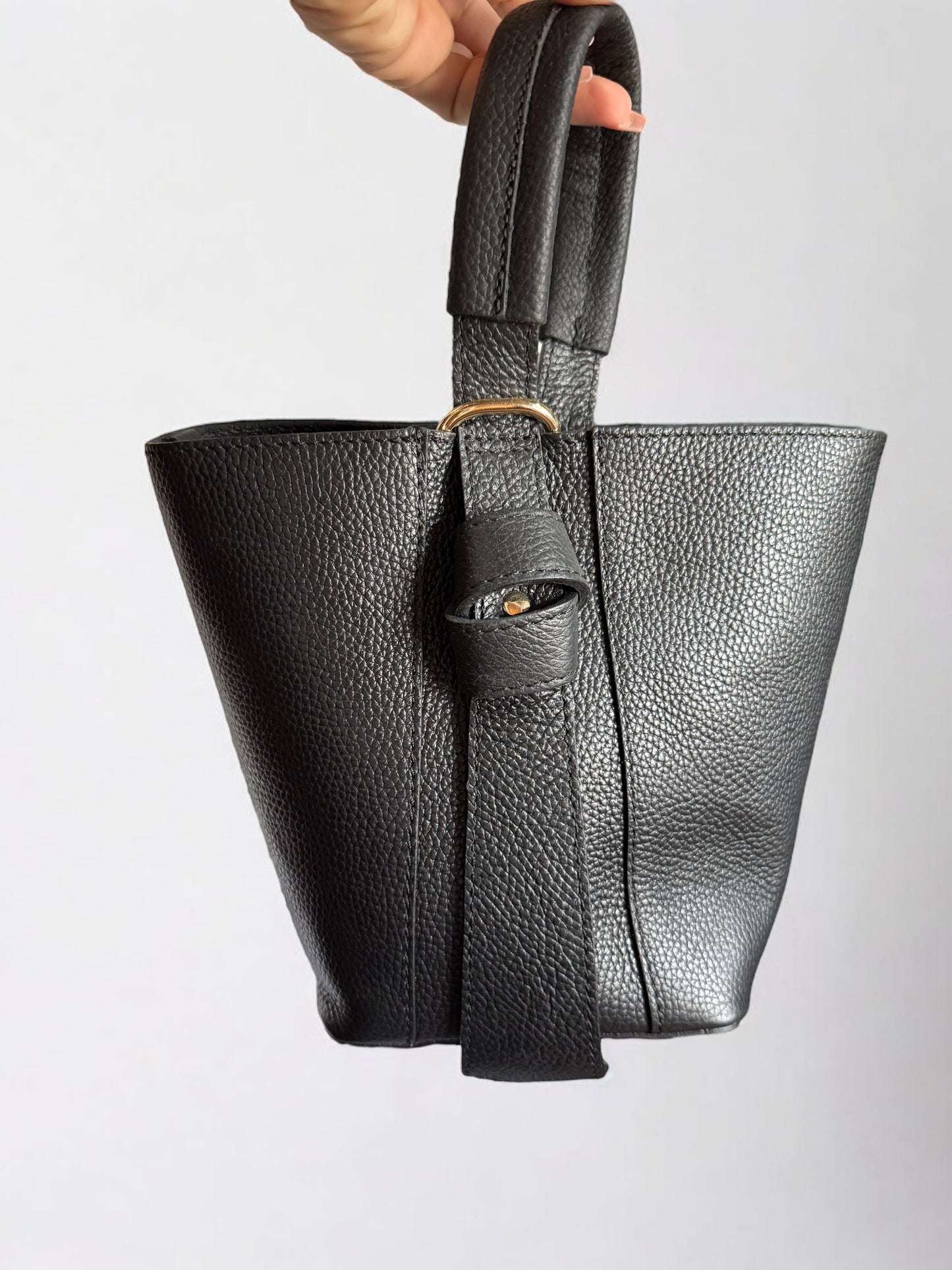 SACA NUDO PIEL BLACK