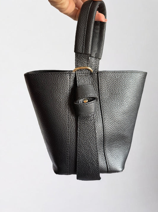 SACA NUDO PIEL BLACK