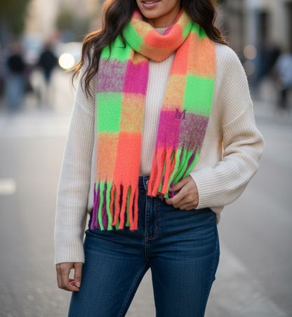 PASHMINA FLUOR PERSONALIZADA