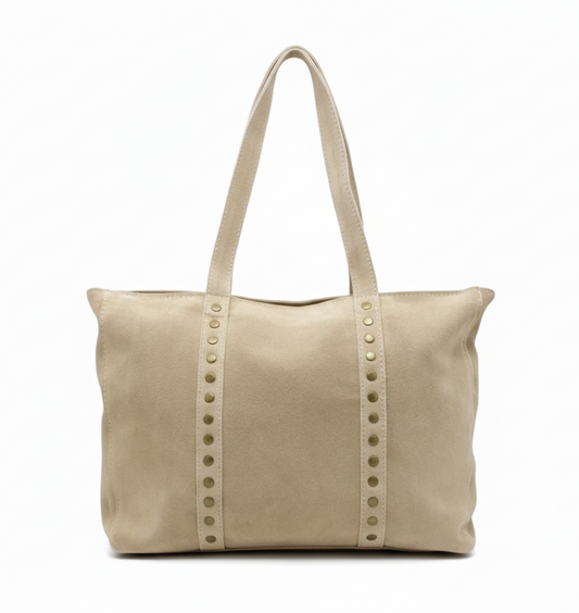SHOPPER TACHAS | BEIGE