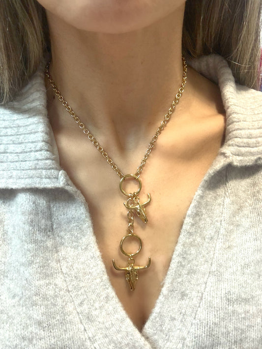 COLLAR DOBLE BÚFALO