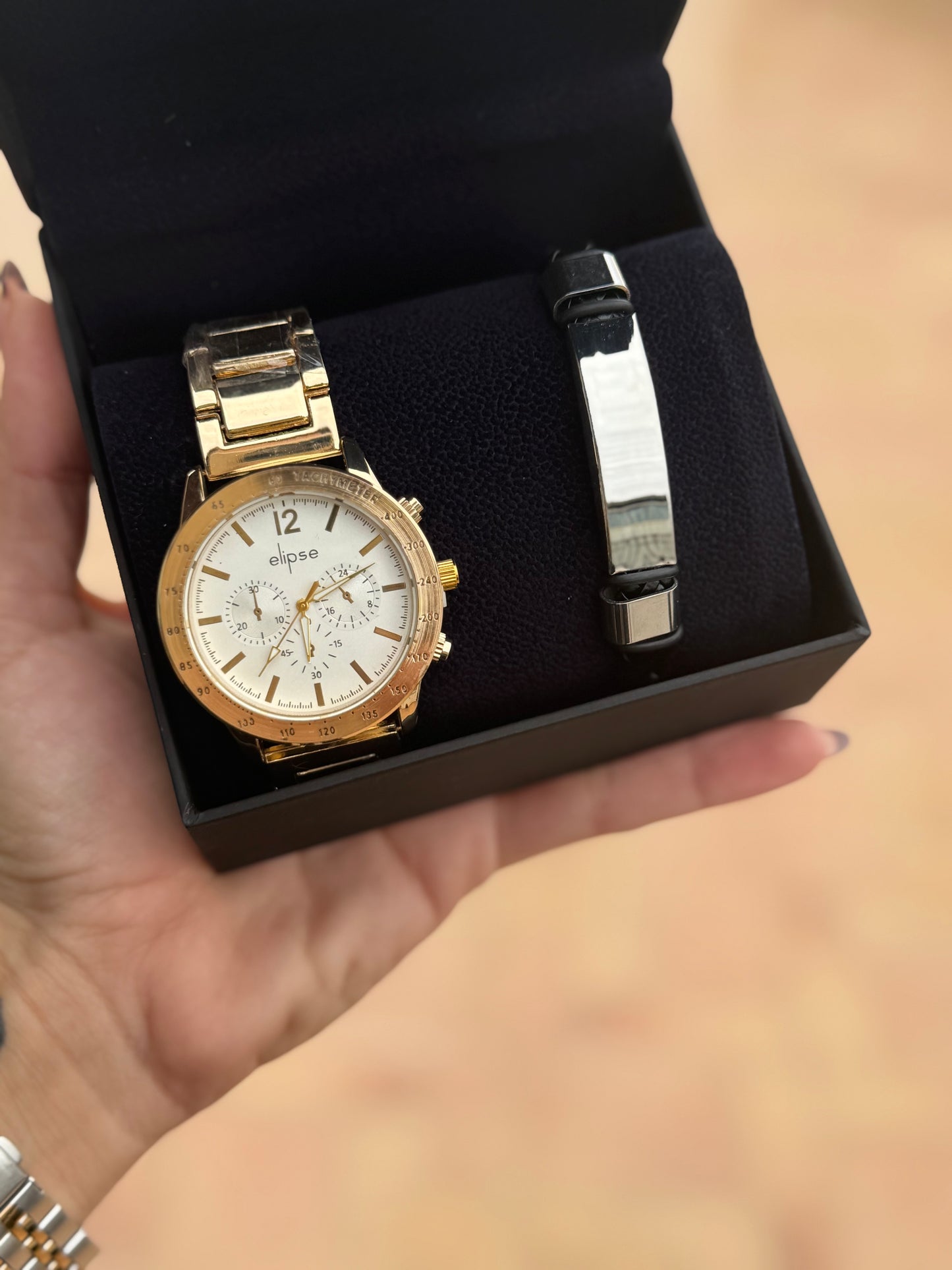 ESTUCHE RELOJ ELIPSE | DORADO