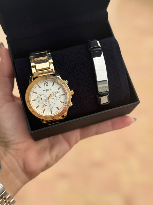 ESTUCHE RELOJ ELIPSE | DORADO