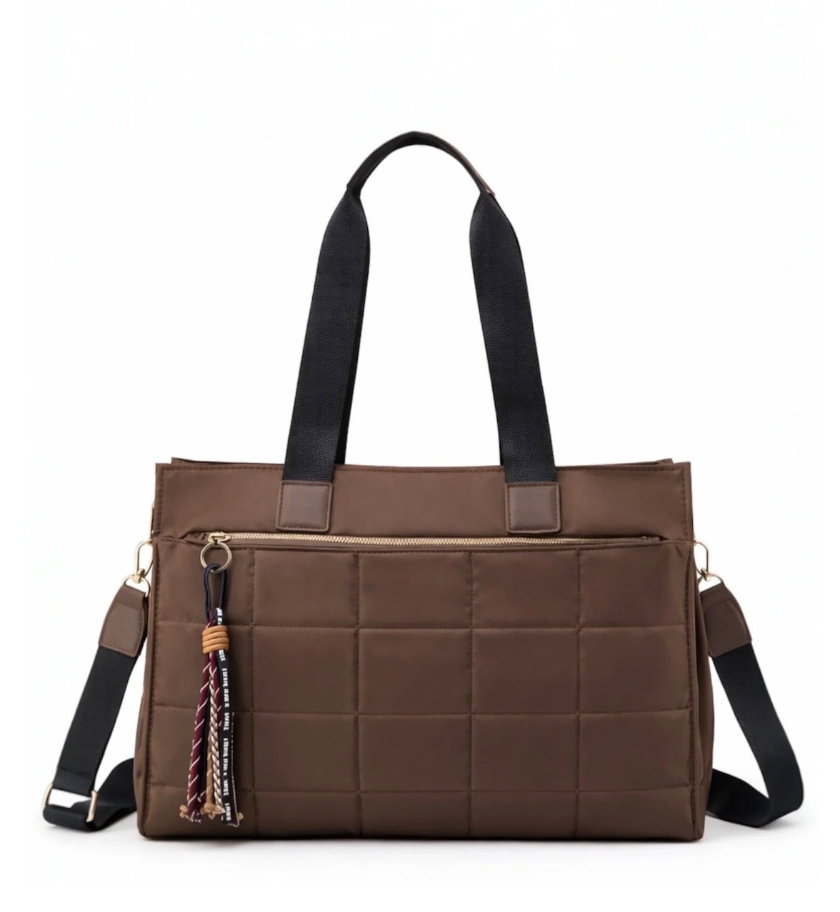 SHOPPER NYLON | MARRÓN