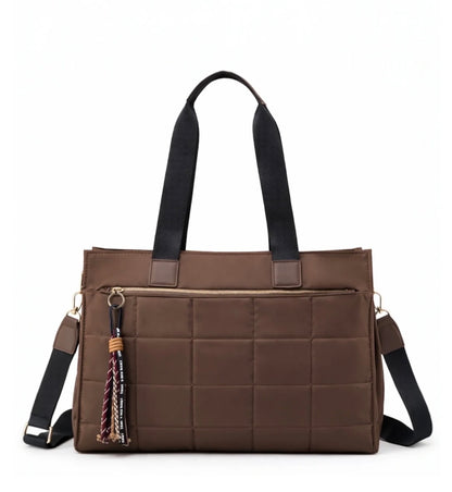 SHOPPER NYLON | MARRÓN