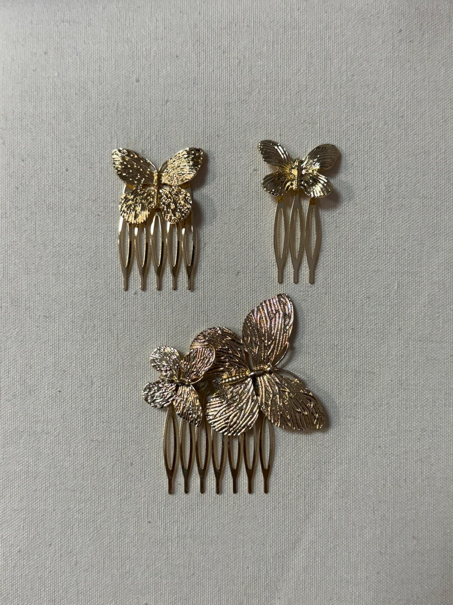 Conjunto Peinecillos mariposa