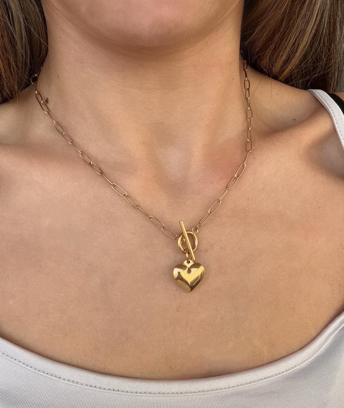 COLLAR CORAZÓN TIMÓN