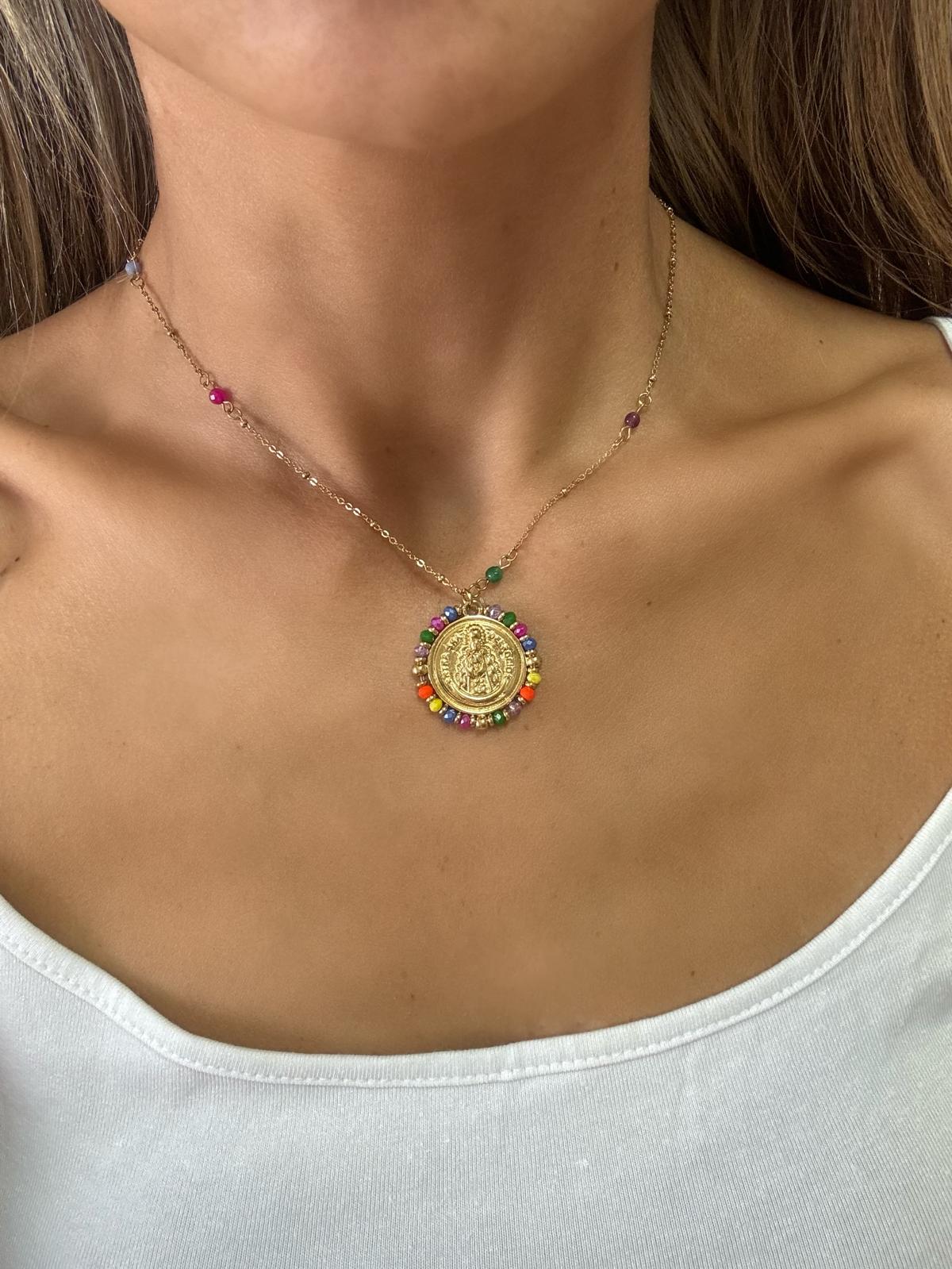 COLLAR COLORES - VIRGEN DEL ROCÍO