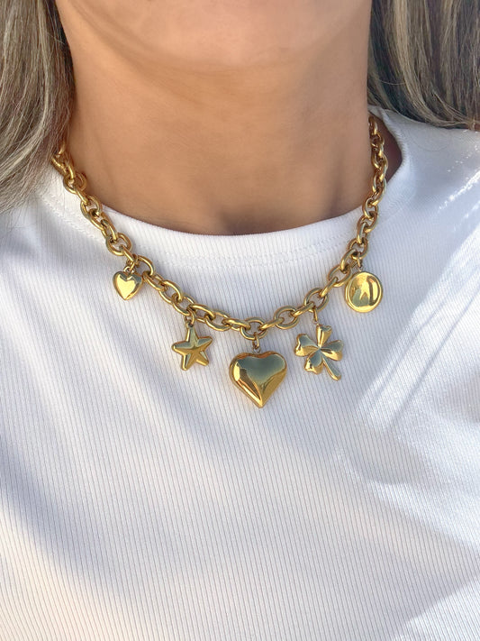 COLLAR CHARMS HEART