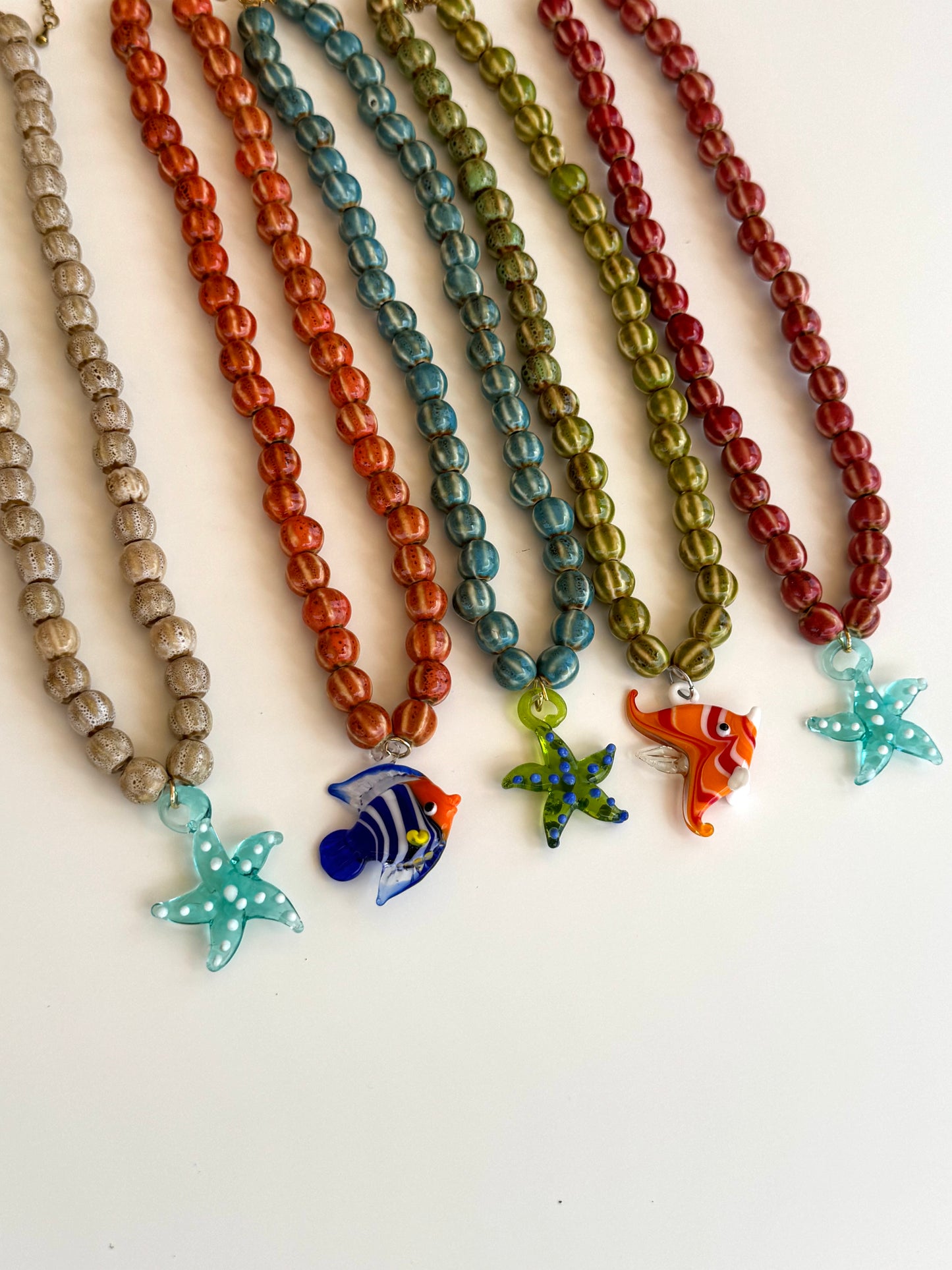 COLLAR CERÁMICA Y VIDRIO TEMPLADO