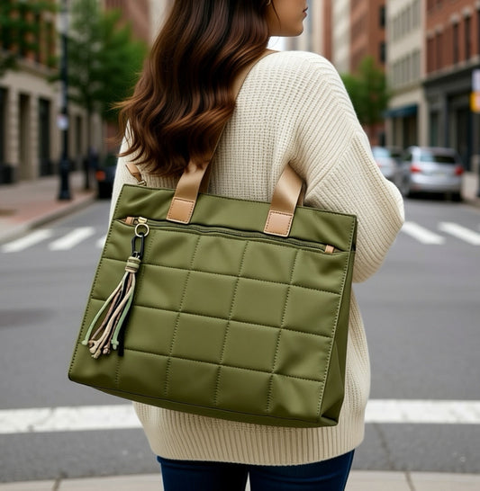 SHOPPER NYLON | GREEN