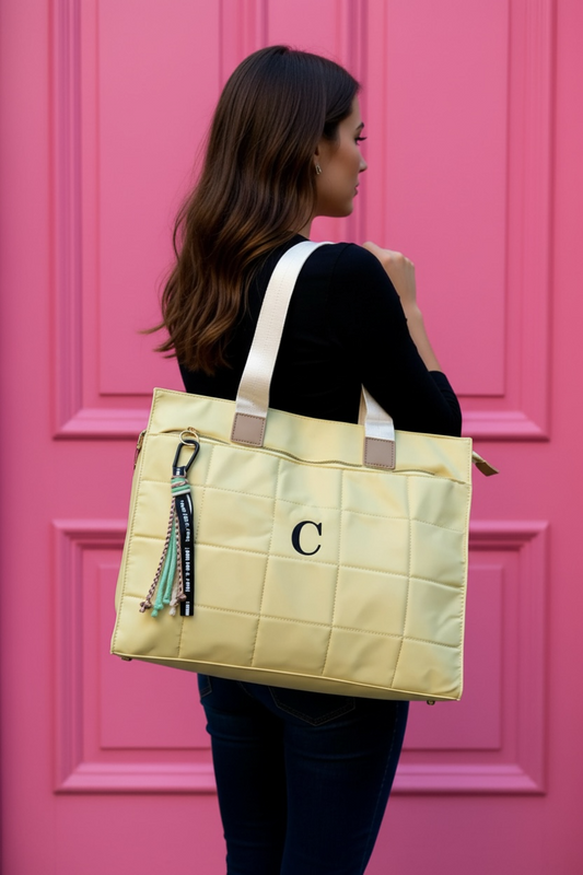 SHOPPER NYLON | AMARILLO PASTEL