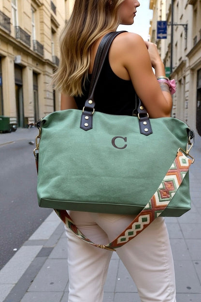 SHOPPER ROMA | VERDE CAQUI CLARO