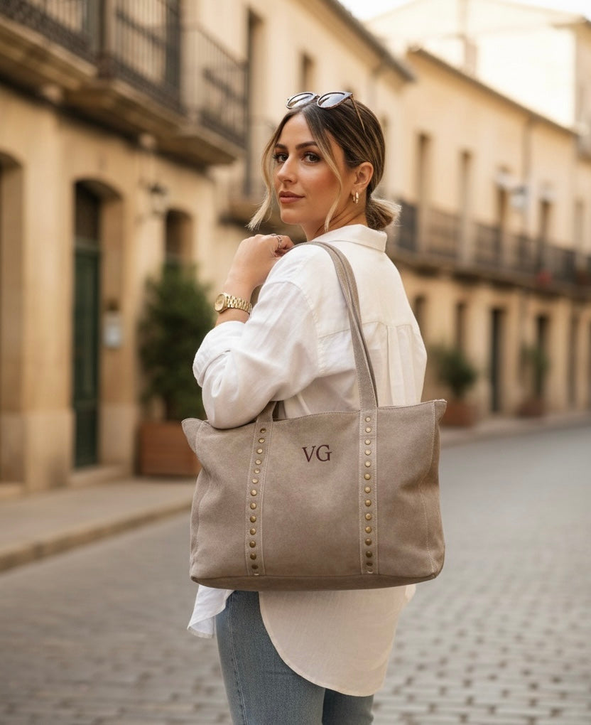 SHOPPER TACHAS | TAUPE