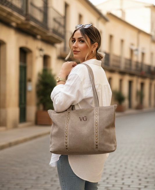 SHOPPER TACHAS | TAUPE