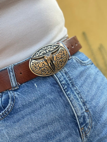 CINTURÓN PIEL BÚFALO