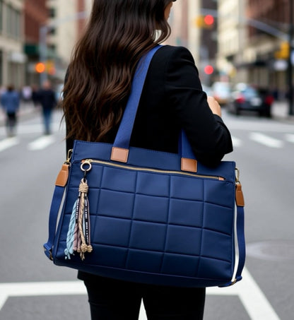 SHOPPER NYLON | AZUL MARINO