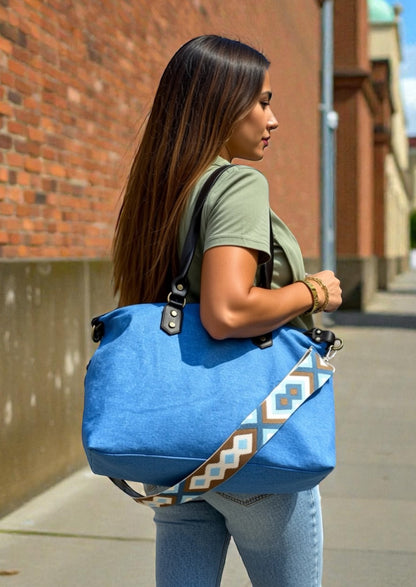 SHOPPER ROMA | DENIM CLARO