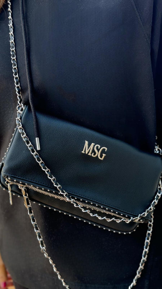 BOLSO CADENA POLIPIEL BLACK