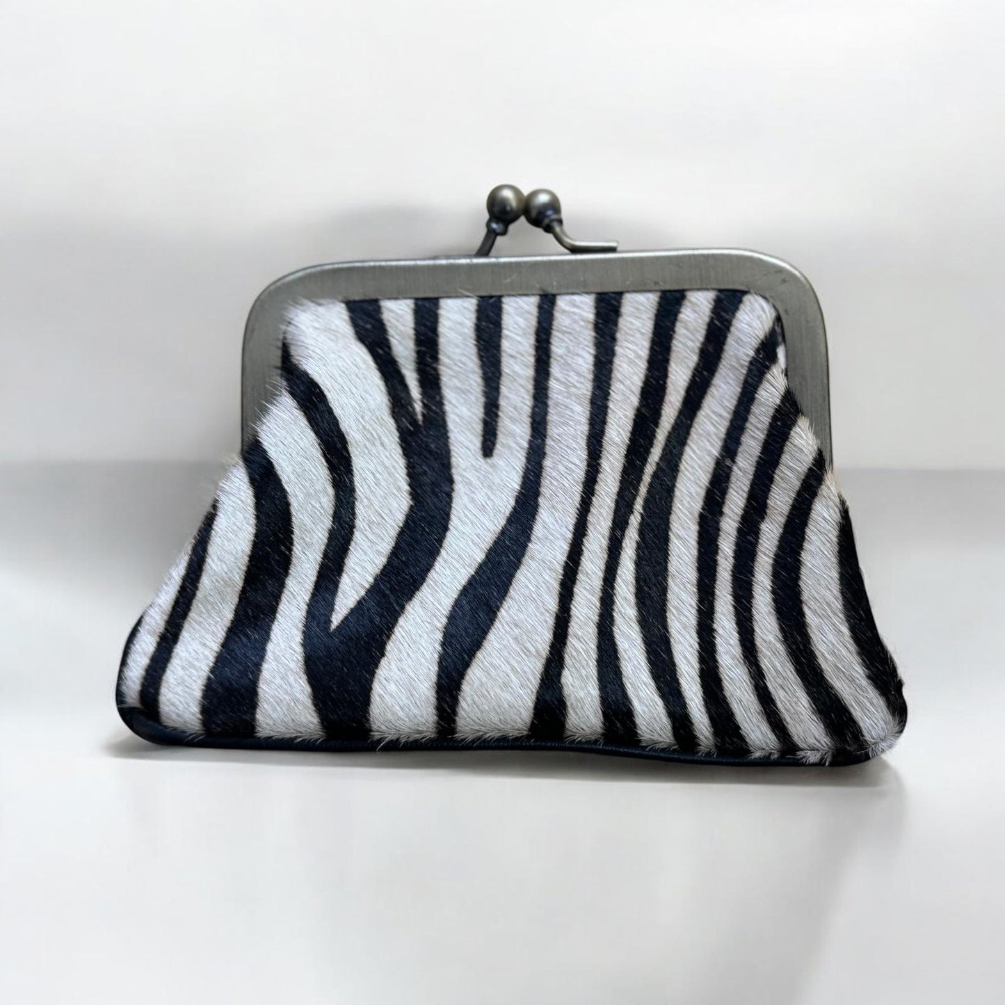 MONEDERO PIEL Y PELO GRANDE