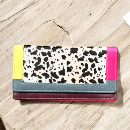 CARTERA PIEL Y PELO