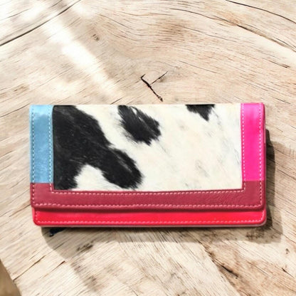 CARTERA PIEL Y PELO