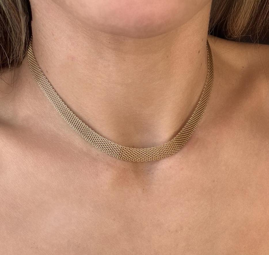 COLLAR CADENA PLANA - TALLA S