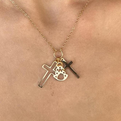 COLLAR CRUCES - VIRGEN DEL ROCÍO