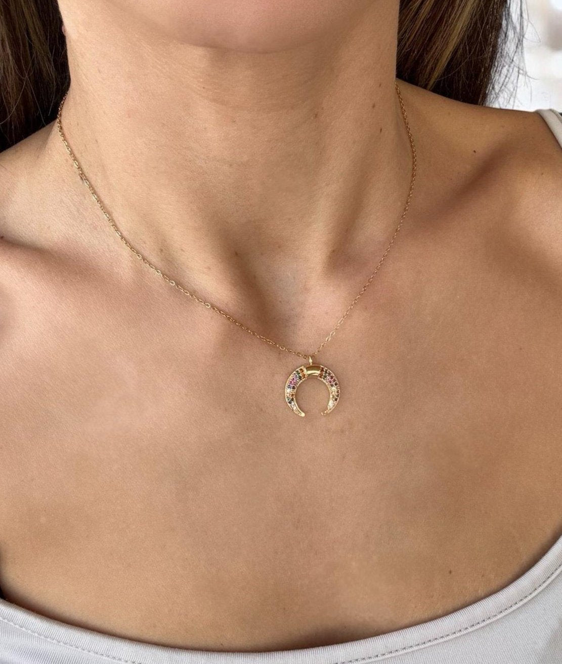 COLLAR LUNA CIRCONITAS