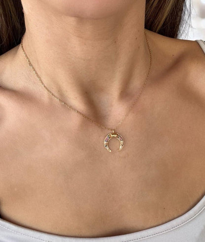 COLLAR LUNA CIRCONITAS