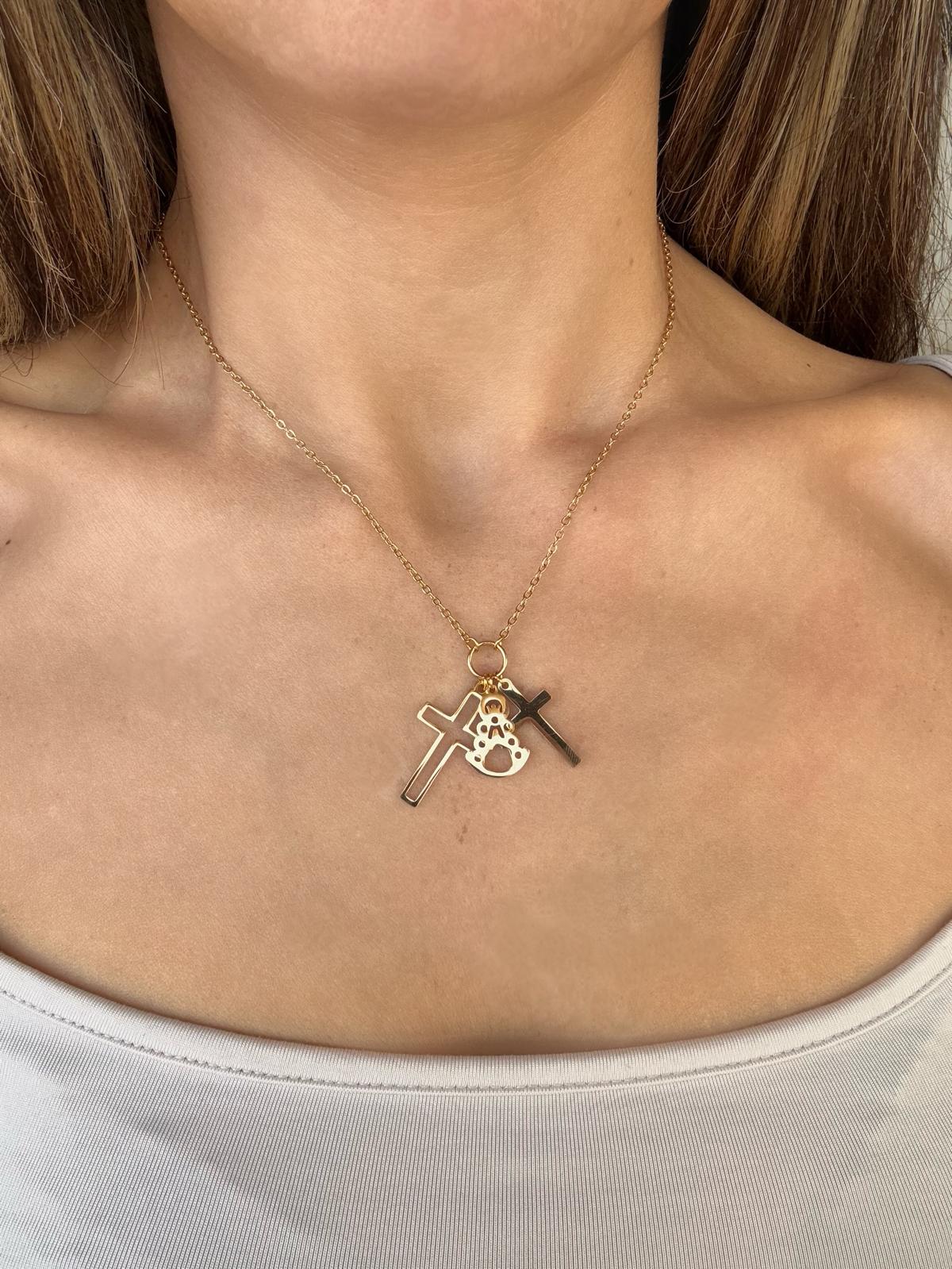 COLLAR CRUCES - VIRGEN DEL ROCÍO